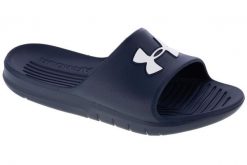 Klapki na basen męskie Under Armour Core Pth Slide. Niebieskie klapki i japonki męskie Under Armour, z materiału. Za 185.85 zł.