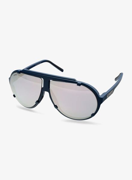 Okulary przeciwsłoneczne Uvex Esntl Pina - blue matt/mirror silver. Niebieskie okulary przeciwsłoneczne damskie Uvex. Za 359.99 zł.