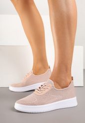 Różowe Siateczkowe Buty Sportowe Sneakersy Eravessa. Czerwone buty sportowe na co dzień damskie Renee, bez wzorów, z jeansu. Za 49.99 zł.