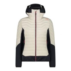 Kurtka damska turystyczna CMP 34Z2486. Białe kurtki damskie CMP, na zimę, xs, bez wzorów, bez kaptura. Za 619.99 zł.