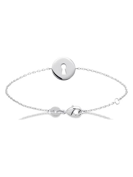 L'Atélier Précieux Srebrna bransoletka z elementem ozdobnym rozmiar: onesize. Szare bransoletki damskie L'Atélier Précieux, srebrne. Za 126.99 zł.