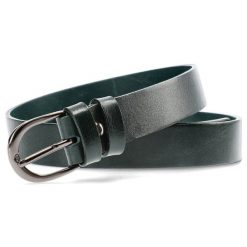 Zielony Skórzany Pasek Damski Armodo. Zielone paski damskie Armodo, bez wzorów, ze skóry, eleganckie. Za 79.00 zł.