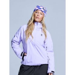 Kurtka narciarska damska - Arctic 2L ocieplana - liliowa. Fioletowe kurtki damskie POEDERBAAS, na zimę, l, bez wzorów, z poliesteru, bez kaptura. Za 915.52 zł.