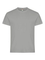 Clique Basic-T T-shirt męska dopasowany krój. Szare t-shirty męskie CLIQUE, m, bez wzorów, z bawełny, bez kołnierzyka. Za 82.69 zł.
