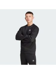 Adidas Bluza Trefoil Essentials IY4932 Czarny Regular Fit. Czarne bluzy bez kaptura męskie Adidas, m, z bawełny. Za 238.99 zł.