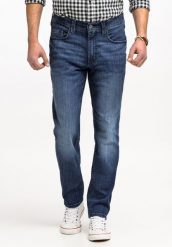 MUSTANG STYLE WASHINGTON MĘSKIE SPODNIE JEANSOWE JEANSY DŻINSY DENIM BLUE 1013944 5000 883. Niebieskie jeansy męskie Mustang. Za 199.99 zł.