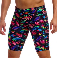 Spodenki do pływania Jammery Funky Trunks Lost Leaf. Brązowe kąpielówki męskie FUNKY TRUNKS, m, bez wzorów, z elastanu, do pływania. Za 169.99 zł.