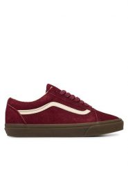 Vans Tenisówki Old Skool VN000Z904QU1 Bordowy. Czerwone trampki i tenisówki męskie Vans, bez wzorów, ze skóry, bez zapięcia. Za 399.99 zł.