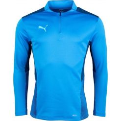 Bluza Puma Teamcup 14 Zip Top, Mężczyźni. Niebieskie bluzy bez kaptura męskie Puma, m, z poliesteru. Za 290.00 zł.
