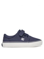 DC Shoes Tenisówki CEO-LEA-BDB-DC008 Granatowy. Niebieskie buty sportowe chłopięce DC Shoes, z materiału, bez zapięcia. Za 99.99 zł.