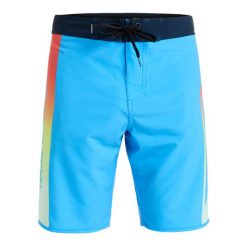 Spodenki boardshort dla Mężczyzn SURFSILK HOLMES 20" Niebieski. Niebieskie szorty męskie Quiksilver, bez wzorów, z elastanu. Za 319.99 zł.