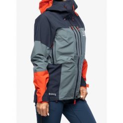 Kurtka z membraną damska Haglofs Spitz GTX PRO Jacket. Niebieskie kurtki damskie Haglöfs, bez kaptura. Za 1,814.99 zł.