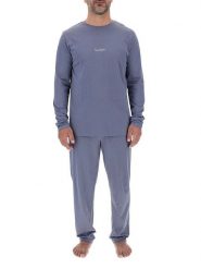 Pierre Cardin Piżama w kolorze niebieskoszarym rozmiar: M. Niebieskie piżamy męskie Pierre Cardin, m, bez wzorów, z bawełny, bez ramiączek. Za 101.70 zł.