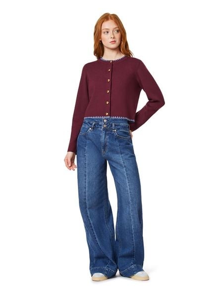 Scotch & Soda Kardigan w kolorze bordowym rozmiar: M. Czerwone kardigany damskie Scotch & Soda, m, bez wzorów. Za 224.95 zł.