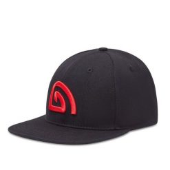 Czapka typu snapback Trakker Core. Czarne czapki męskie TRAKKER, bez wzorów. Za 78.90 zł.