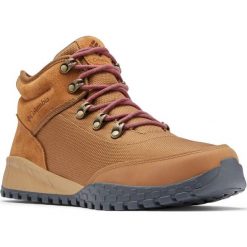 Buty Sneakersy Męskie Columbia Fairbanks Mid Waterproof. Brązowe buty trekkingowe męskie Columbia, bez zapięcia, outdoorowe. Za 508.65 zł.