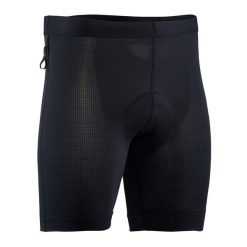 Spodenki wewnętrzne z wkładką rowerową męskie SILVINI Inner. Czarne szorty męskie Silvini, bez wzorów, sportowe. Za 119.99 zł.
