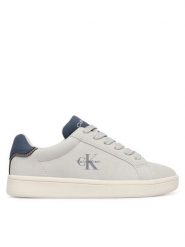 Calvin Klein Sneakersy V3X9-83449-0315 S Szary. Szare buty sportowe chłopięce CALVIN KLEIN, ze skóry, bez zapięcia. Za 309.99 zł.