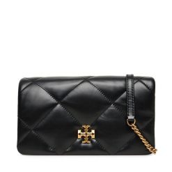 Torebka Tory Burch. Czarne torebki klasyczne damskie Tory Burch, bez wzorów, wizytowe, bez kołnierzyka, bez ramiączek. Za 2,109.00 zł.