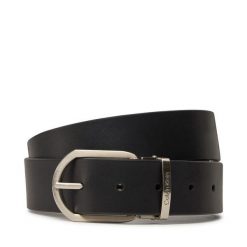Pasek Męski Calvin Klein. Czarne paski męskie CALVIN KLEIN, bez wzorów, casualowe. Za 169.99 zł.