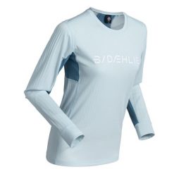 Damska koszulka termoaktywna z długim rękawem Daehlie Sportswear. Niebieskie bielizna termoaktywna damska DAEHLIE, l, bez wzorów, z materiału. Za 290.00 zł.