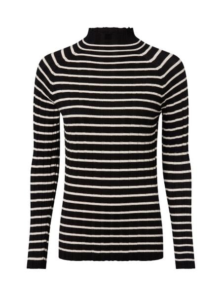 Marie Lund Sweter Kobiety wiskoza czarny, XS. Czarne golfy damskie Marie Lund, xs, bez wzorów, z dzianiny, bez ramiączek. Za 159.95 zł.