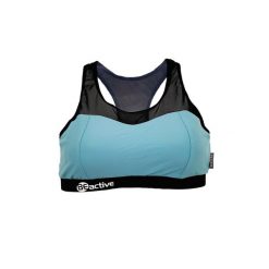 Beco Beactive top bikini | miseczka C | miętowo-czarny. Zielone topy sportowe damskie Beco, bez wzorów, z elastanu, bez ramiączek. Za 253.99 zł.