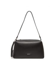 JENNY Torebka C-JNY-M-005-08 Czarny. Czarne torebki klasyczne damskie Jenny, bez wzorów, z materiału, bez dodatków. Za 119.99 zł.