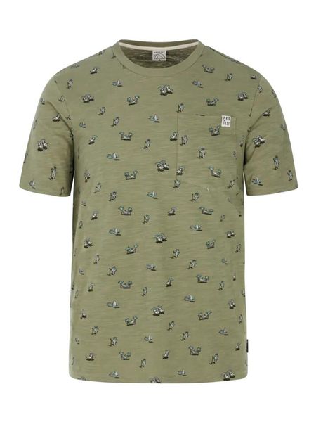 Protest PRTElston t-shirt - Artichoke green. Zielone t-shirty męskie Protest, m, bez wzorów, bez kołnierzyka. Za 213.00 zł.