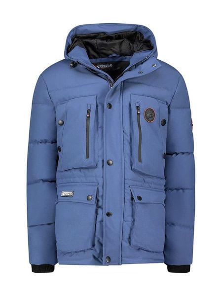 Geographical Norway Parka "Albert" w kolorze morskim rozmiar: XL. Niebieskie parki męskie Geographical Norway, xl, bez wzorów. Za 414.33 zł.