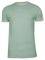Miętowy Bawełniany T-Shirt Męski Bez Nadruku -Brave Soul- Zielona Koszulka, Krótki Rękaw, Basic. Zielone t-shirty męskie Brave Soul, na lato, l, bez wzorów, z bawełny, bez kołnierzyka. Za 45.00 zł.