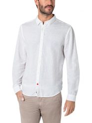 Timezone Koszula - Regular fit - w kolorze białym rozmiar: XL. Białe koszule męskie Timezone, xl, bez wzorów, bez kołnierzyka, bez ramiączek. Za 118.56 zł.