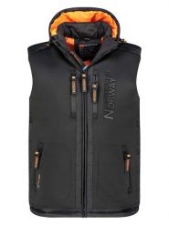 Geographical Norway Kamizelka pikowana "Vitchwood" w kolorze czarnym rozmiar: S. Czarne kamizelki męskie Geographical Norway, s. Za 180.06 zł.