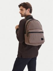 HUGO Plecak 50549717 Beżowy. Brązowe plecaki męskie Hugo, bez wzorów, z materiału. Za 629.99 zł.