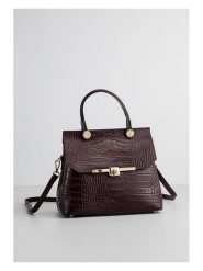 Christian Laurier Skórzana torebka "Emy" w kolorze bordowym - 27 x 19 x 12 cm rozmiar: onesize. Czerwone torebki klasyczne damskie Christian Laurier, bez wzorów, z materiału, bez dodatków. Za 318.45 zł.