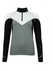 Peak Mountain Koszulka funkcyjna "Antor" w kolorze szarym rozmiar: L. Szare bluzki sportowe damskie Peak Mountain, l, z materiału, bez kołnierzyka, bez ramiączek. Za 126.99 zł.