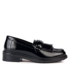 Lordsy Geox. Czarne mokasyny damskie Geox. Za 339.99 zł.