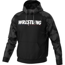 Bluza męska sportowa z kapturem EXTREME HOBBY BOLD WRESTLING. Czarne bluzy sportowe męskie EXTREME HOBBY, bez wzorów, z poliesteru, sportowe, bez kołnierzyka, bez ramiączek. Za 259.00 zł.