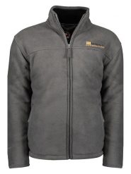 Geographical Norway Kurtka polarowa "Usine" w kolorze antracytowym rozmiar: XL. Czarne kurtki męskie Geographical Norway, xl, z aplikacjami, z polaru, bez kaptura. Za 156.61 zł.