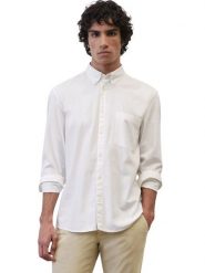 Marc O'Polo Koszula B21 7242 42414 Écru Regular Fit. Koszule męskie Marc O´Polo, m, bez wzorów, z bawełny, bez kołnierzyka, bez ramiączek. Za 359.99 zł.