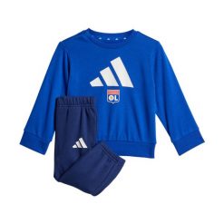 Dziecięca bluza i zestaw do biegania adidas Essentials. Niebieskie bluzy i bluzki niemowlęce Adidas, bez wzorów, z dresówki, bez ramiączek, bez kaptura. Za 169.40 zł.