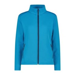 Damska rozciągliwa polarowa bluza z zamkiem CMP. Niebieskie bluzy bez kaptura damskie CMP, z polaru. Za 340.00 zł.