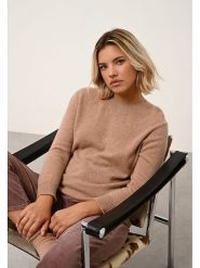 Just Cashmere Kaszmirowy sweter "Janice" w kolorze karmelowym rozmiar: S. Brązowe swetry klasyczne damskie Just Cashmere, s, z kaszmiru, bez kołnierzyka. Za 382.89 zł.