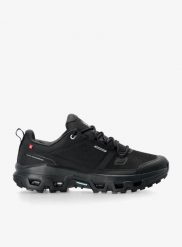 Buty turystyczne On Cloudrock Low WP. Czarne buty trekkingowe męskie On, z materiału, bez zapięcia, trekkingowe. Za 904.25 zł.