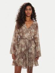 Guess Sukienka codzienna W4YK29 WDW82 Kolorowy Regular Fit. Sukienki damskie Guess, na co dzień, s, z aplikacjami, z syntetyku, bez kołnierzyka, bez ramiączek, proste. Za 319.99 zł.
