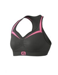 Stanik rowerowy Alé Cycling Ale Bra. Czarne biustonosze sportowe damskie ALÉ CYCLING, bez wzorów, z elastanu. Za 201.30 zł.