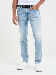 Jeansy męskie skinny marmurkowe jasnoniebieskie Jeffray 245. Niebieskie jeansy męskie Big Star. W wyprzedaży za 249.99 zł.