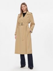 Weekend Max Mara Płaszcz wełniany Giostra 2415021051 Beżowy Regular Fit. Brązowe płaszcze damskie Weekend Max Mara, bez wzorów, z syntetyku. Za 3,639.00 zł.