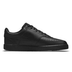 Buty Nike Court Vision Low M DH2987-002 czarne. Czarne buty sportowe na co dzień męskie ze skóry ekologicznej, bez zapięcia, trekkingowe, nike court. Za 473.74 zł.