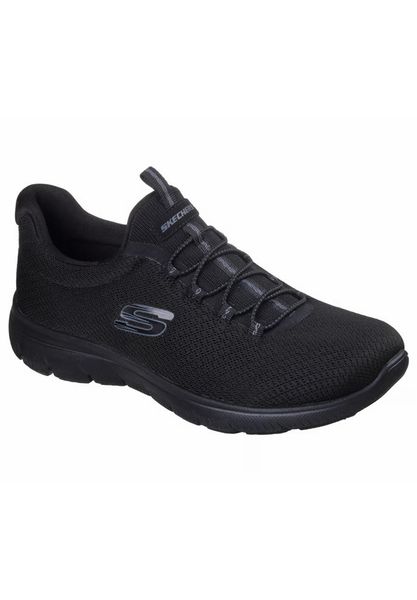 Buty sportowe damskie Skechers Summits summer Blush. Czarne buty sportowe na co dzień damskie Skechers, bez wzorów, z materiału. Za 286.05 zł.